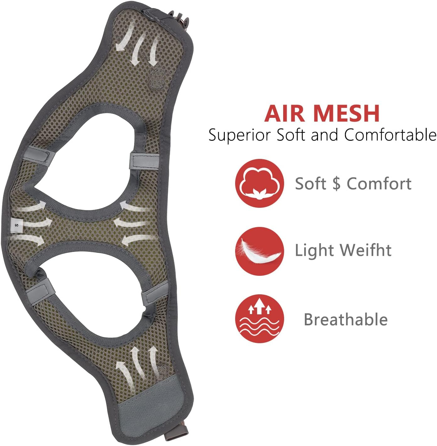 Dog Harness, Dog Harness and Leash Set, Pet Vest Harness, Puppy Cat Vest Harness Escape Proof, Chihuahua Harness, XXS Puppy Harness, Dog Vest Harnesses for Small Dogs Cats (1-RED S)